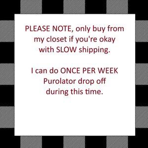 SHIPPING TIME, PLEASE READ